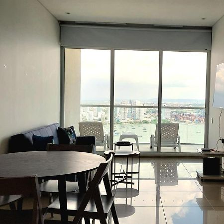Apartamento En Lujoso Edificio H2 Plaza Bocagrande Cartagena Exterior photo