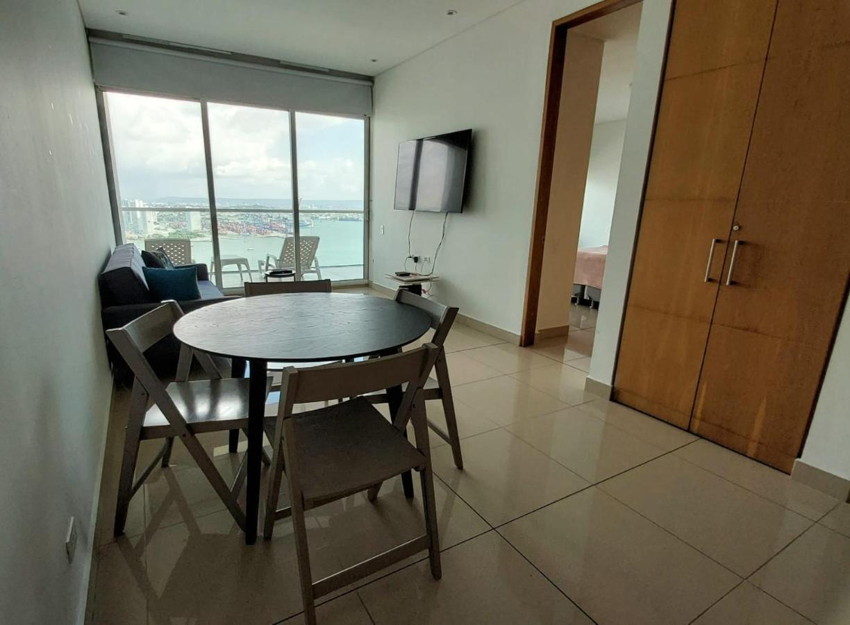 Apartamento En Lujoso Edificio H2 Plaza Bocagrande Cartagena Exterior photo