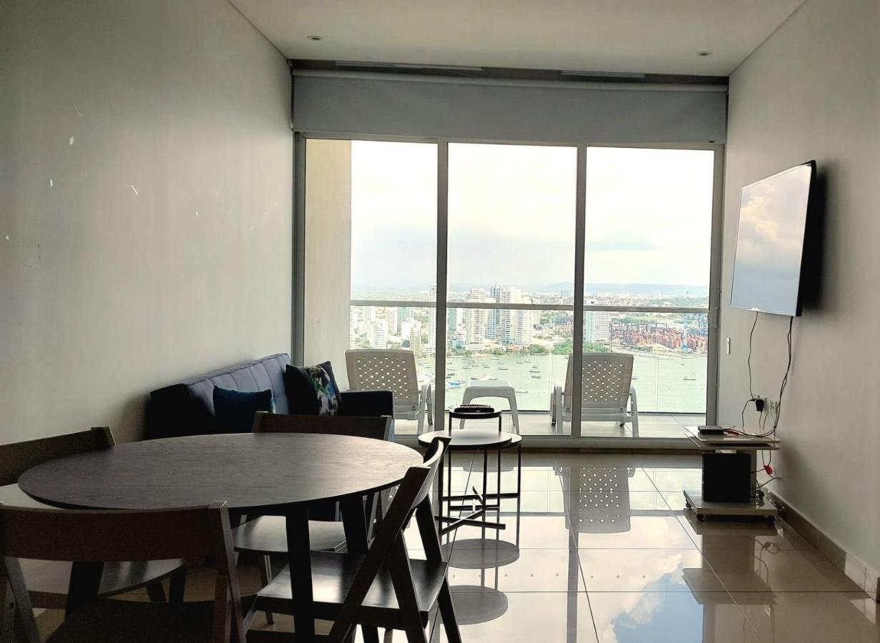 Apartamento En Lujoso Edificio H2 Plaza Bocagrande Cartagena Exterior photo