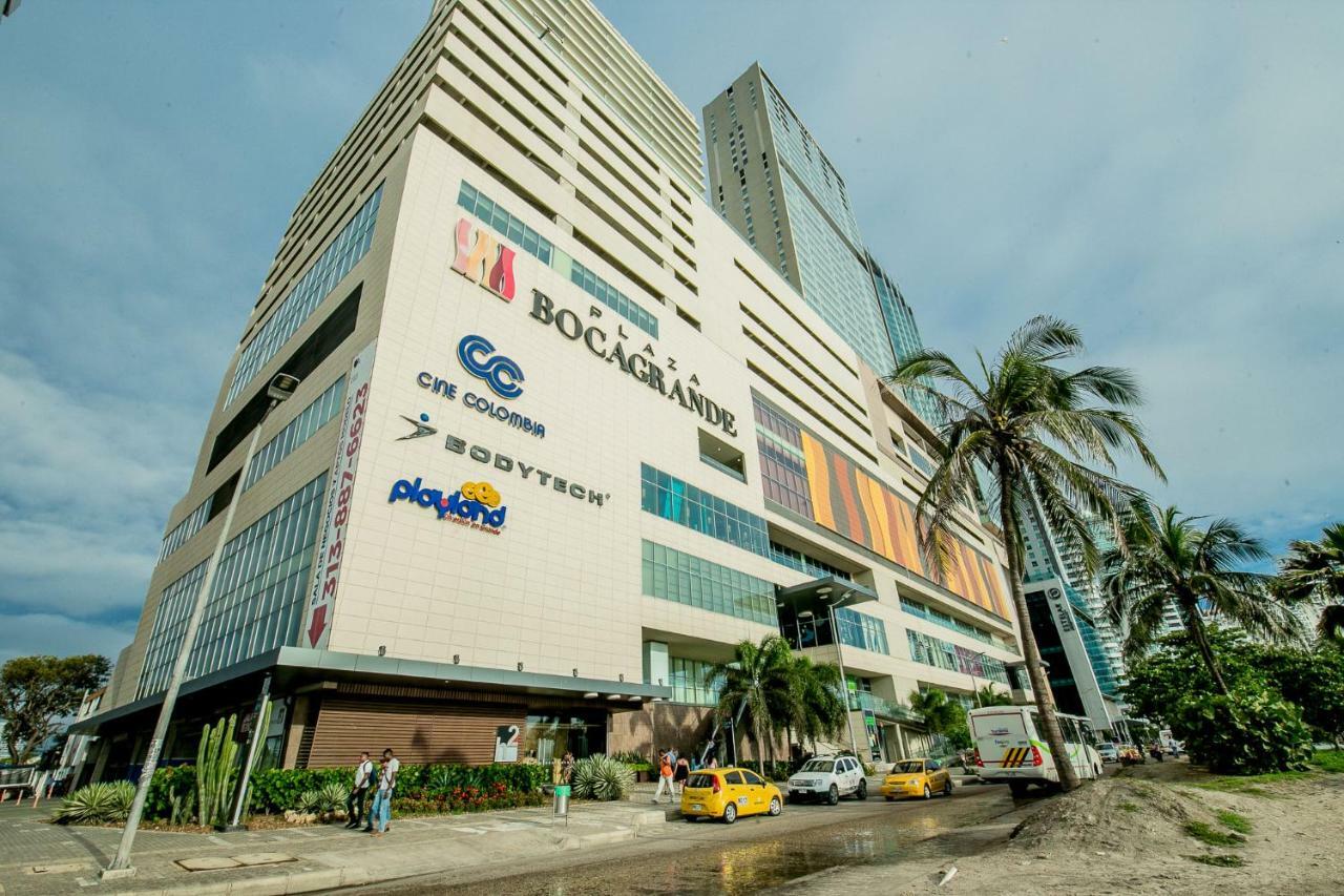Apartamento En Lujoso Edificio H2 Plaza Bocagrande Cartagena Exterior photo