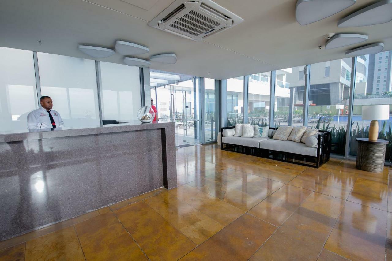 Apartamento En Lujoso Edificio H2 Plaza Bocagrande Cartagena Exterior photo