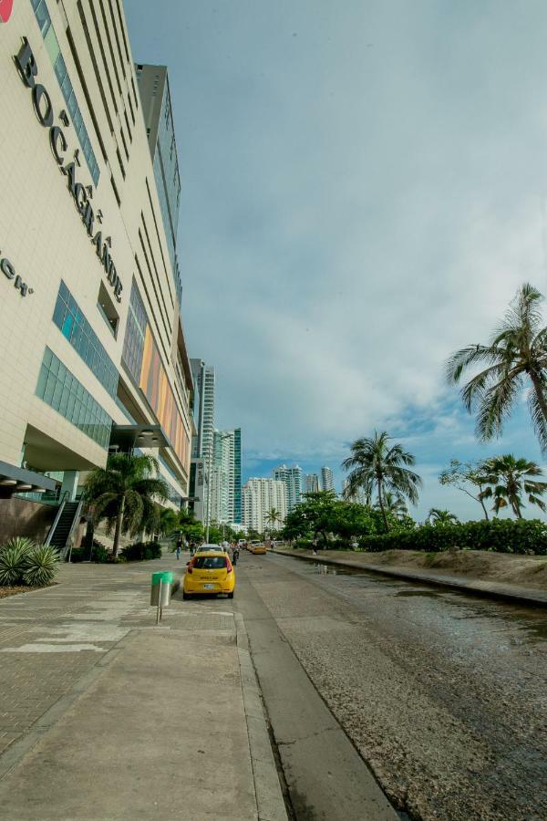 Apartamento En Lujoso Edificio H2 Plaza Bocagrande Cartagena Exterior photo